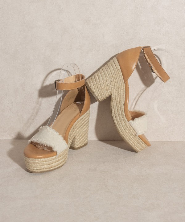 OASIS SOCIETY Riley Espadrille Platform Sandal